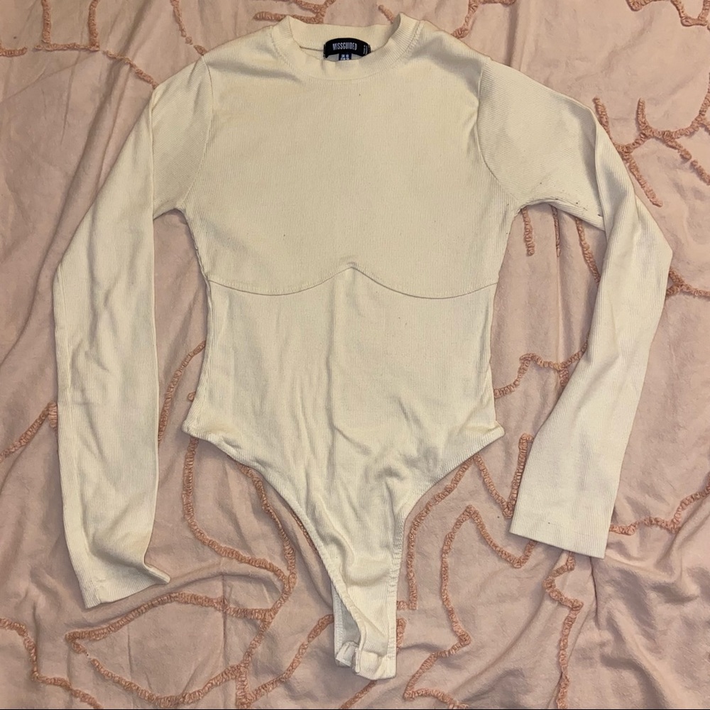 Missguided long sleeve bodysuit